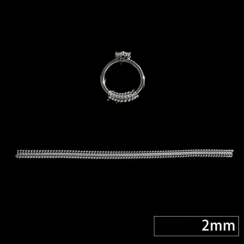 Comfortable Invisible Comfort Fit Silicone Ring Size Adjusters For Loose Jewelry Easy Installation Solution