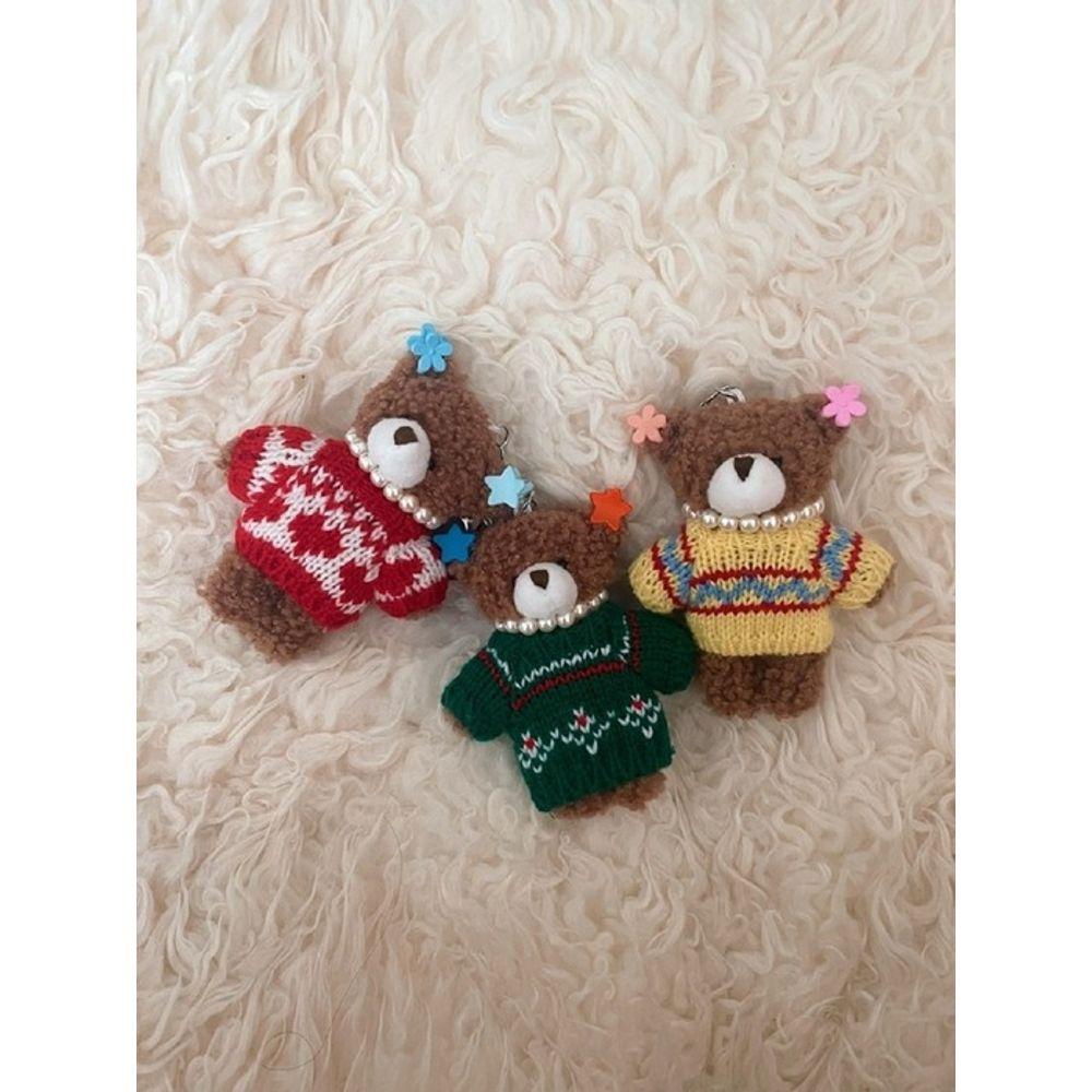 

GREYMANSION Moon Rabbit Walsuk Keyring_Winter Preparation Yeonsil (Bear) green