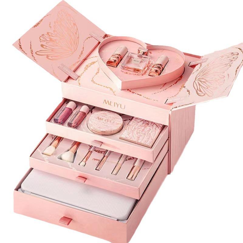 Dazzling Blooming Makeup Set: Ideal Gift for Qixi, 520 Valentine's Day, or Birthday for Her