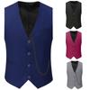 The Great Gatsby Waistcoat Slim Fitting Outfit Groomsman Outfit Breasted Single