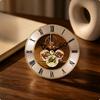 OpenDesign Skeleton Clock Movement | Ornate Hour and Minute Hands, Central Numbered Center
