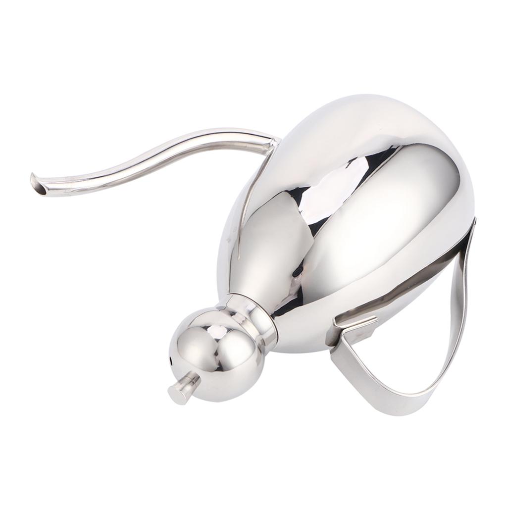 Ölspender Edelstahl Ölflasche Auslaufsicher Essigtopf Küchenaufbewahrungsbehälter 0,25 l