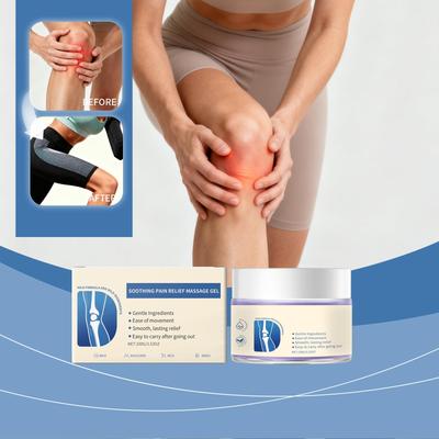 Non-Greasy Knee Joint Massage Gel, Convenient Daily External Application for Soothing Body Care