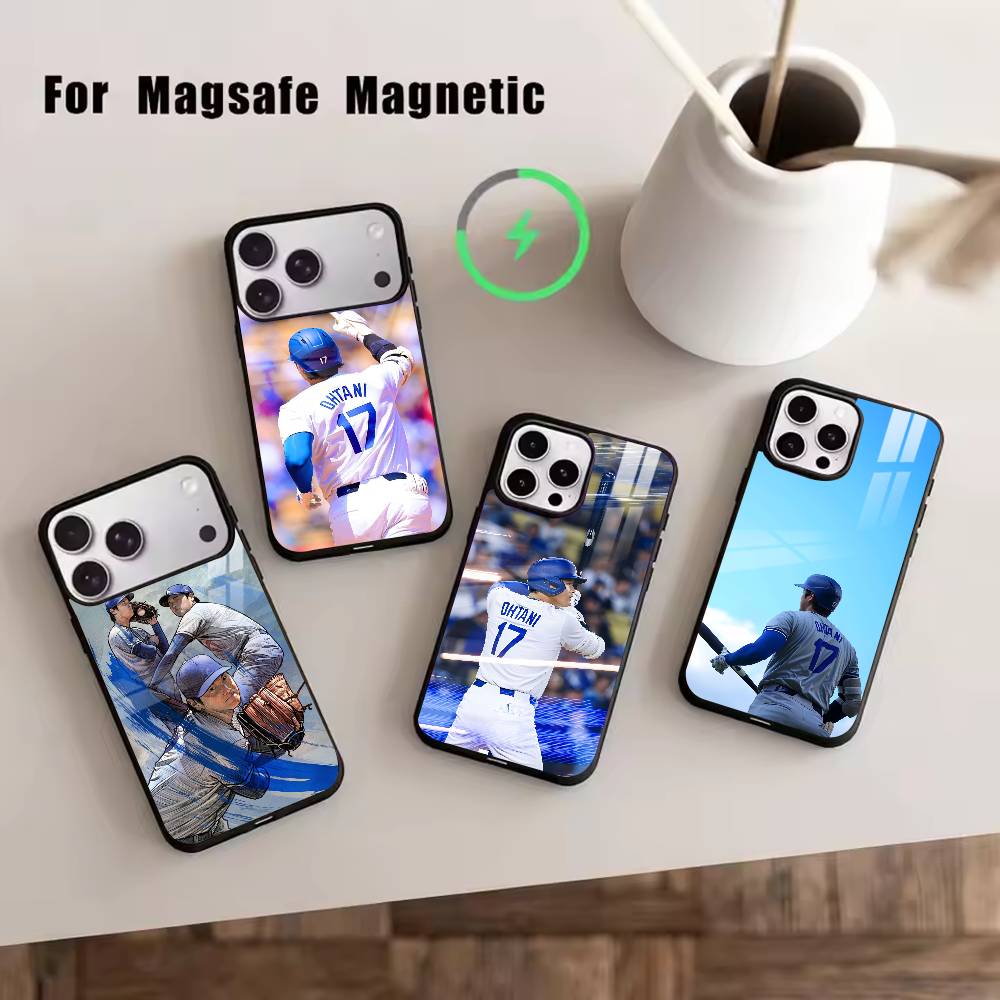 MVP-Shohei Ohtani Phone Case For iPhone17,16,15,14,13,12,11 Plus,Pro Magnetic with Magsafe Wireless Charging
