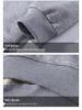Men's Thickened Fleece Half-Zip Hoodie: Casual Solid Color Sports Jacket