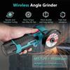 12V 3 Inch Brush Mini Angle Grinder 19500rpm Household Cutting Machine Polishing Machine Lithium Angle Grinder Filling Grinder