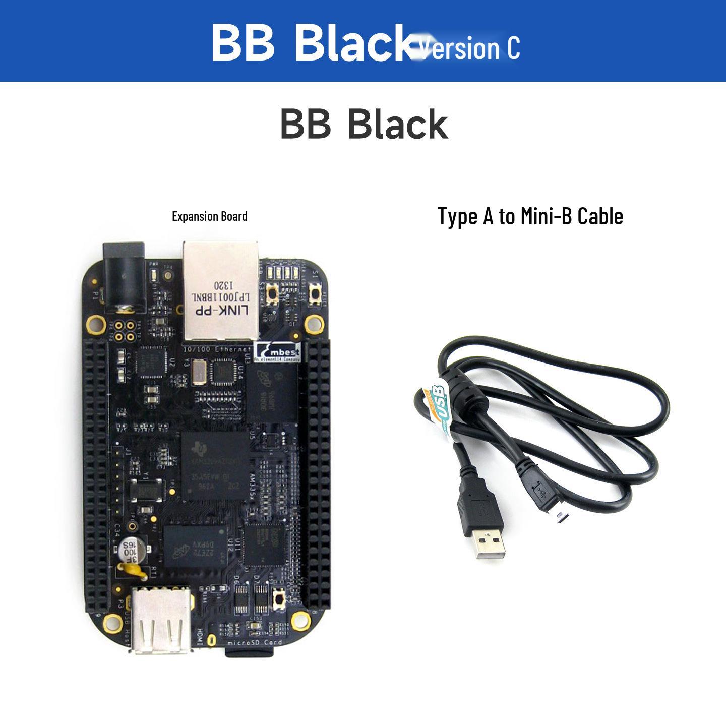 BeagleBone Black C AM3358: Versatile Main Control with Rich Peripheral Interfaces Black