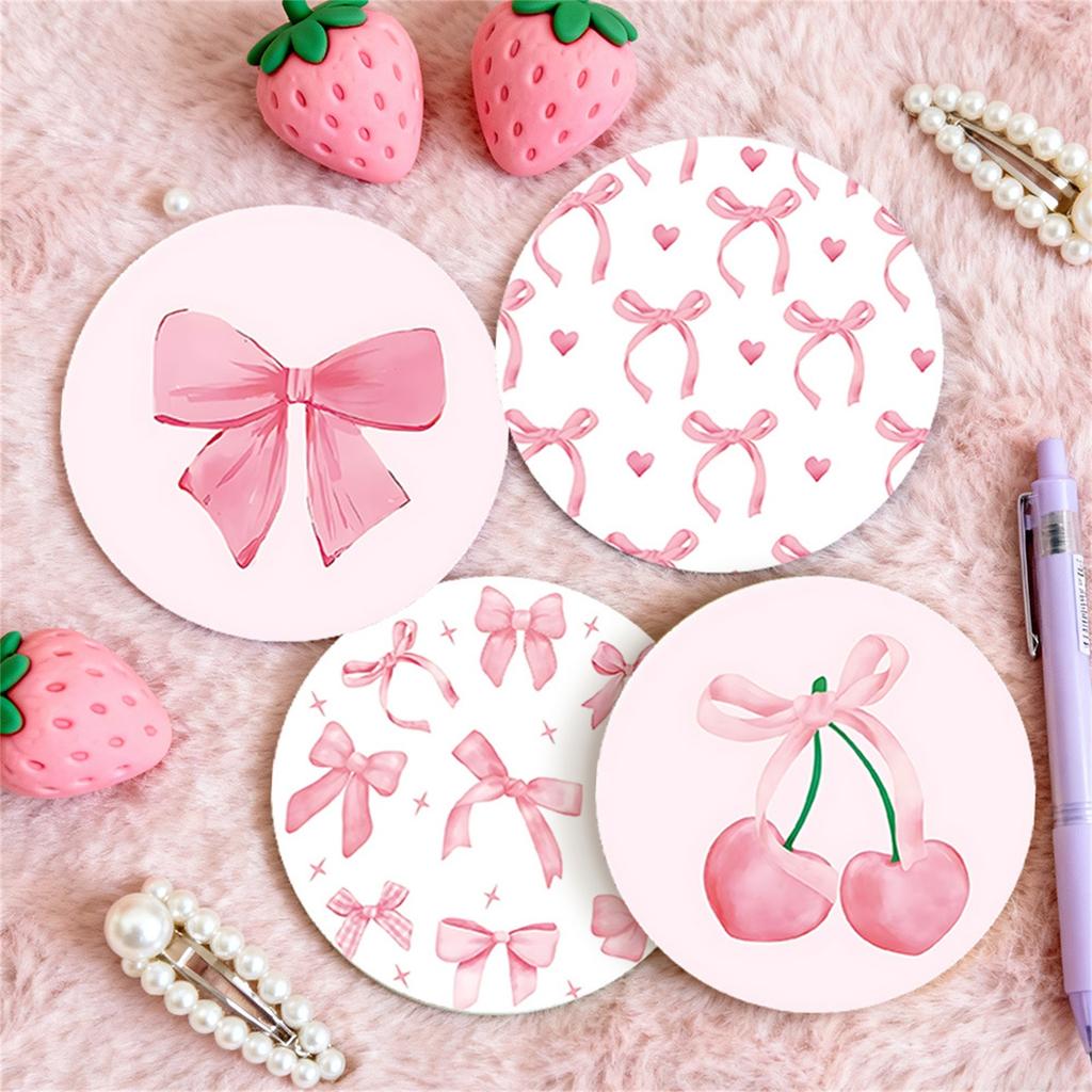 4ks Vánoční podložka na stůl 2D Dřevěná jídelní podložka Podložka na stůl Absorpční Protiskluzová podložka Snadno se čistí podtácek