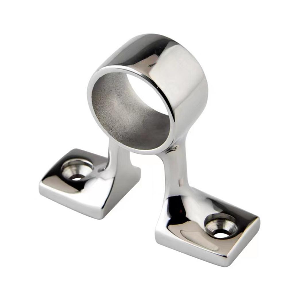 Stainless Steel Hand Railing Fitting Center Bracket for 25mm Tubing Stable Suitable for Watercrafts Marine Boat