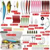 Fishing Lure Set Freshwater Saltwater Bait Minnow Spoon Soft Hard Frog Bass Trout Pike