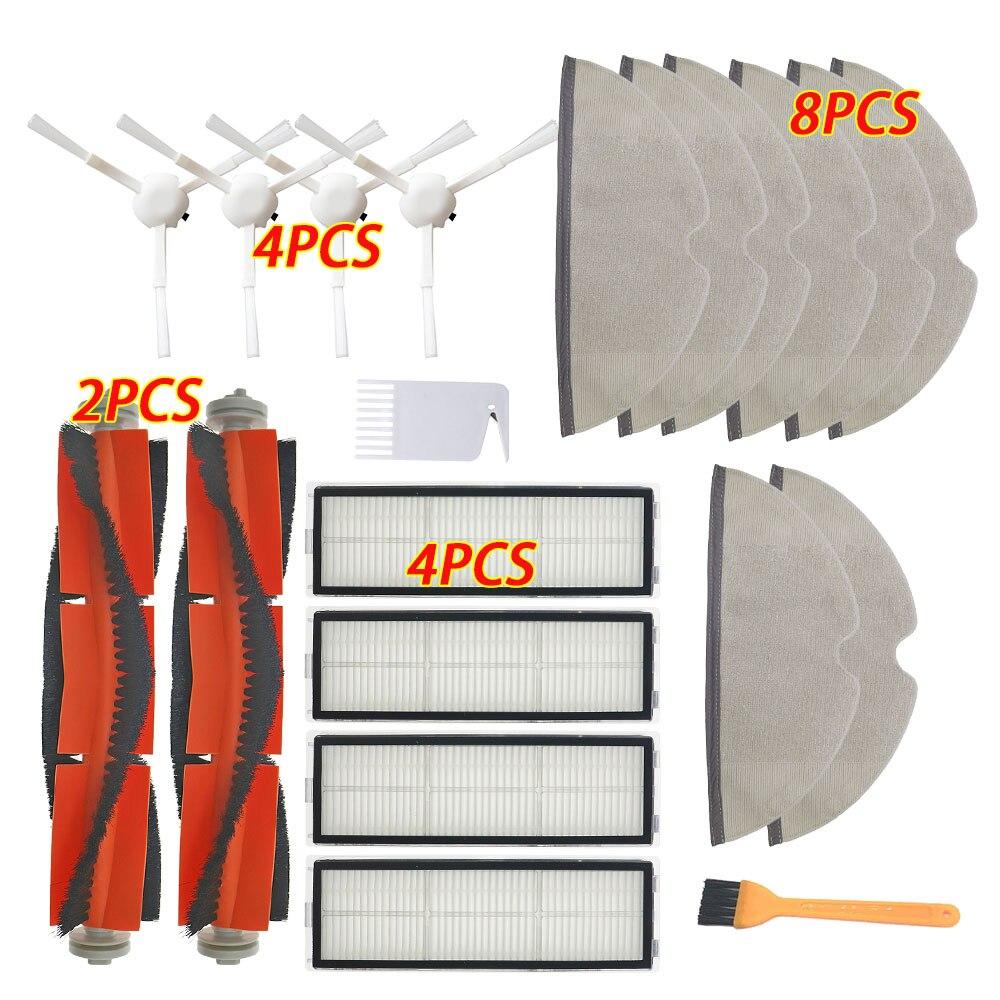 HEPA Filter + Side Brush + Main Brush for Xiaomi 1C Mijia STYTJ01ZHM Dreame F9 Sweeping Robot Vacuum Cleaner Parts SKV4093GL