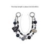 Pearl Rhinestone Phone Chain Granulated Sugar Blingbling Keychain  Backpack Accessory