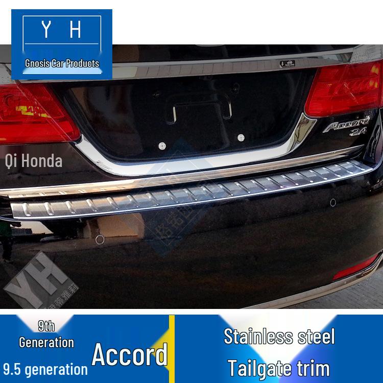 

Отделка задней двери из нержавеющей стали для Accord 9-го поколения (Модели 2014-2016 годов) Qian Jun Lian