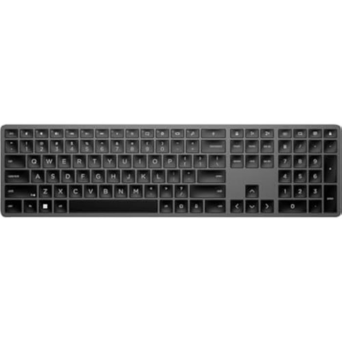 Clavier Sans Fil - HP 3Z726AA - QWERTY Espagnol - Multicolore - Noir