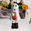 Ghost Figurine Resin Cartoon Standing Ghost Statue Hand-painted Ghost Table Centerpiece for Halloween Decorations Mantel Shelf