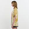 Kimjisu Velvet Print Oversized T-Shirt _ Yellow
