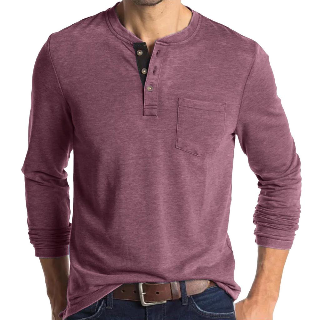 2023 Men's Long Sleeve Round Neck T-Shirt