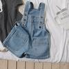 Trendy Spring/Summer Baby Denim Overalls - Casual Shorts for Boys & Girls