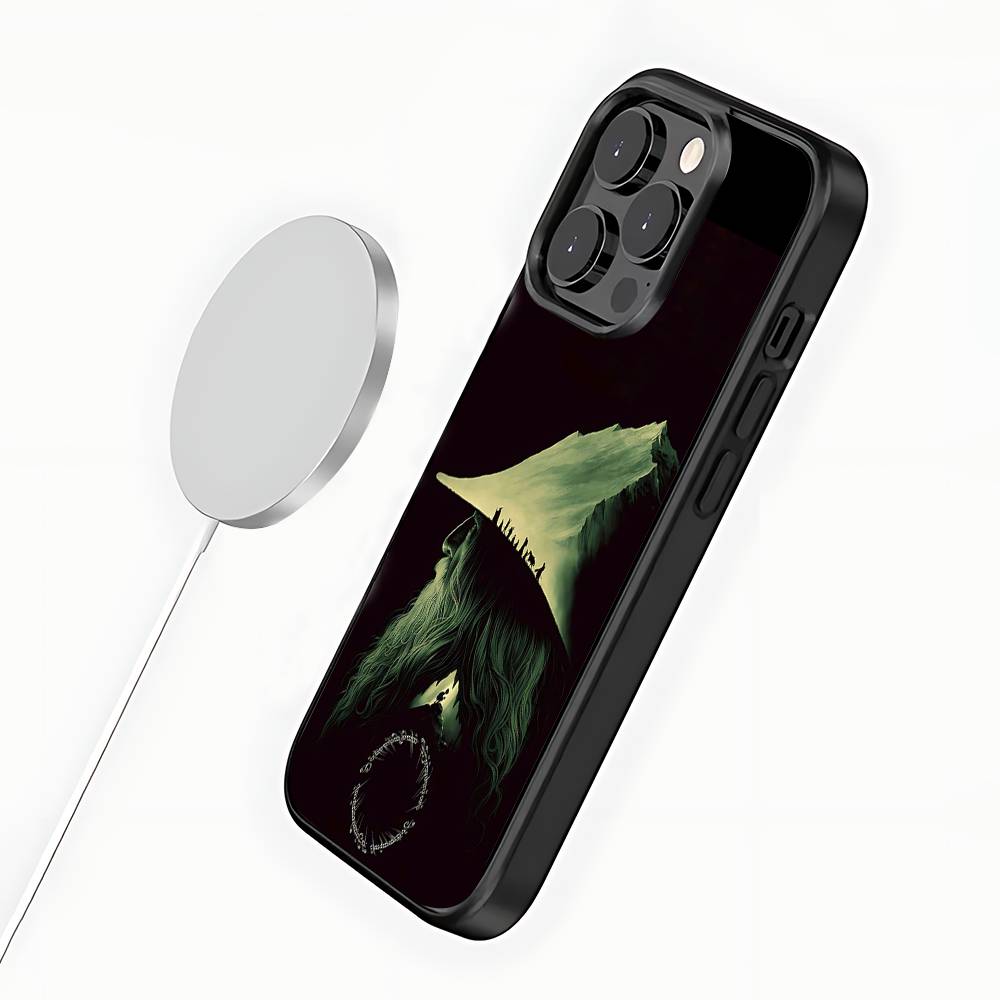 L-Lord of the R-Rings Map Phone Case For iPhone 17,16,15,14,13,12,11,Pro,Max,Plus,Mini,SE4,E Magnetic Magsafe Wireless Charging