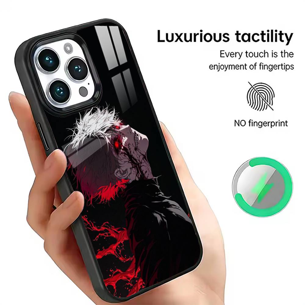 

Tokyo Ghoul Ken Kaneki Phone Case For iPhone17,16,15,14,13,12,11 Plus,Pro Magnetic with Magsafe Wireless Charging iPhone12