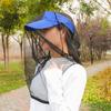 Quick Drying Insect Net Hat Adult Face Shield Head Mesh Sunproof Head Mesh for Adult Fishing Travel Hiking Climbing