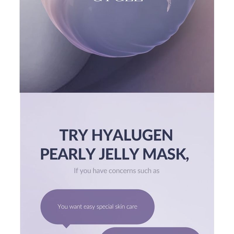 MIZON - Hyalugen Pearly Jelly Mask