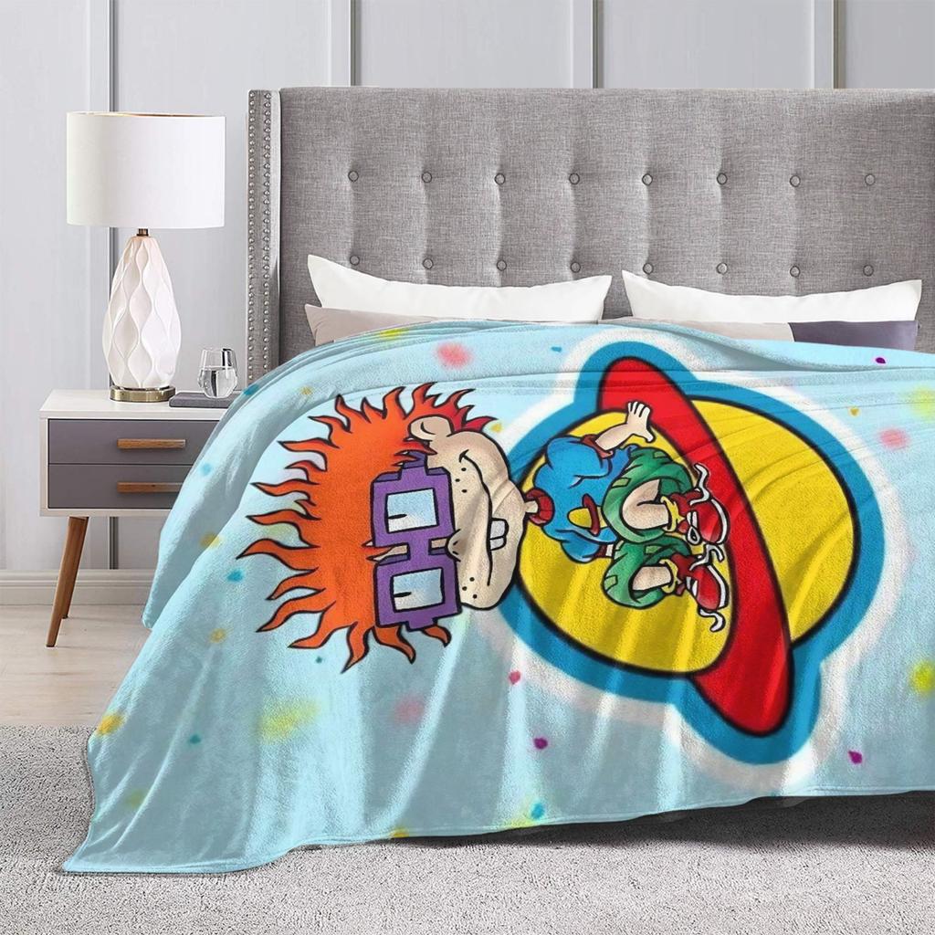 Rugrats Chuckie Finster  Warm Soft Blanket  Decorative Plush Bedding Throws Funny Living Room Flannel Bedspread Sofa Bed Cover