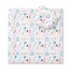 Teddy Bear Duvet with Filling and Contoured Pillow - 2-Piece Set - Blue Teddy Bears