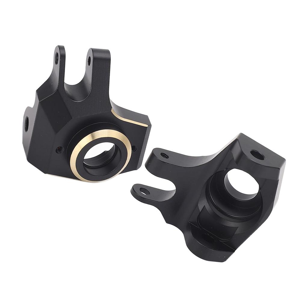 2 Stück RC Vorderachsschenkel Schwarz Messing RC Vorderachsschenkel für SCX10 II AR44
