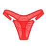 Men Thongs Breathable Ultra Low Mesh Thin Underwear Panties Elastic