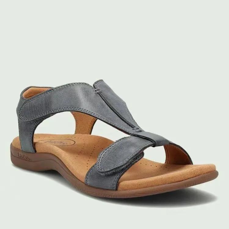 Fashion Sandals Women Summer Open Toe Soft Premium Orthopedic Low Heels Walking Sandals Toe Corrector Cusion 2025 Designer Sandals