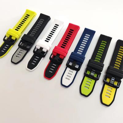 22mm Wacth Strap For Garmin Forerunner 965 955 945 935 Soft Silicone Bracelet For Fenix 7 Pro 5 6 Descent G1 Instinct 2 Correa