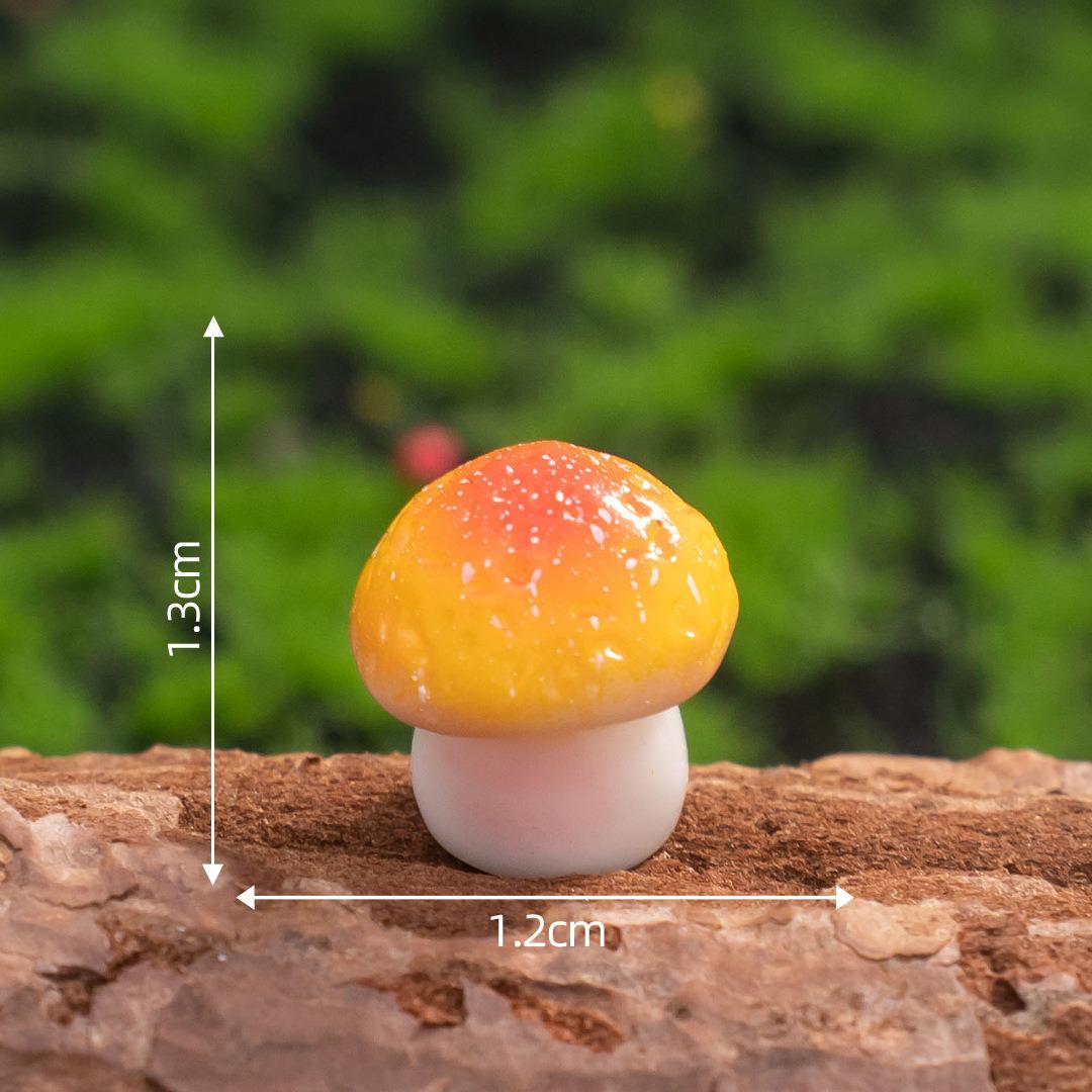 

Микроландшафтные украшения из грибов и мха для домашнего декора — аксессуары из смолы для горшков с суккулентами, сделанные своими руками.