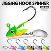 High-Performance Lead Jig Head Crank Hooks for Soft Worm Wobbler Lure Fishing - 7g To 15g - for Catching More Fish