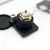 Quality BNC Female Connector D-Type Panel Mount With Waterproof Cap For Sound Video Surveillances Camera Equipment