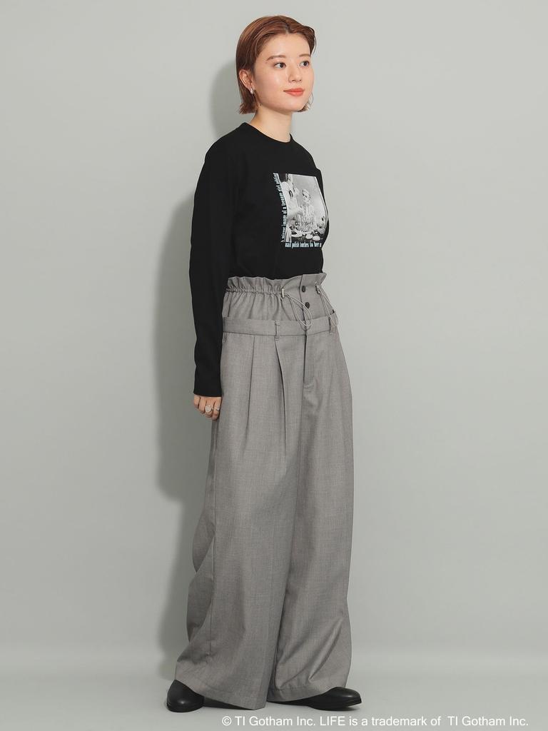 Ray Beams TEE GOOD ROCK SPEED LIFE PICTURE COLLECTION Long Sleeve One Size L/S [Special Order] T-Shirt, Women's, Black,