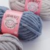 Vibrant No. 8 Ice Silk Yarn for DIY Knitting: Perfect for Scarves, Blankets, Dolls, Crochet Slippers & Chunky Projects