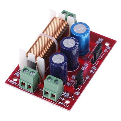 1 STÜCK Tragbarer Doppel-2-Wege-Lautsprecher Audio-Crossover-Filter Allgemeiner 400-W-Höhen-/Bass-Frequenzteiler