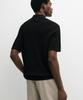 Masimodutti Zipper Polo Neck Knit Sweater