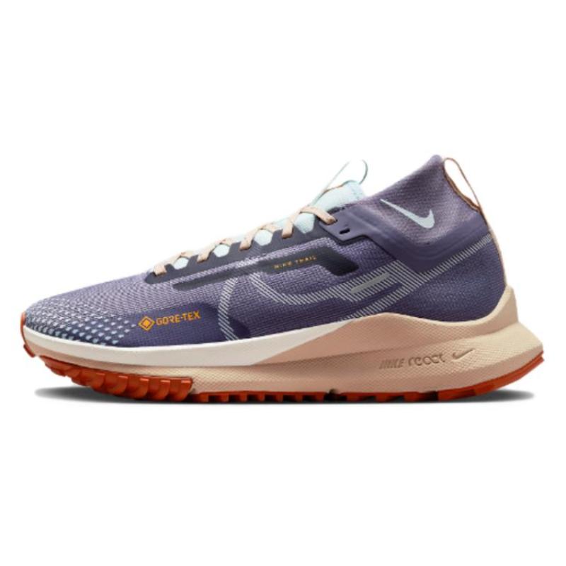 

Nike React Pegasus Trail 4 Gore Tex Daybreak Glacier Blue Sundial White Women s Sneakers DJ7929-502 37.5 фиолетовый