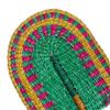 Handmade Straw Weaving Fan Natural Sea Grass Raffia Fan with Long