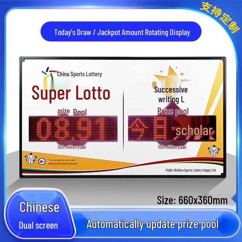 Rongwu Digital Lottery Pool Display