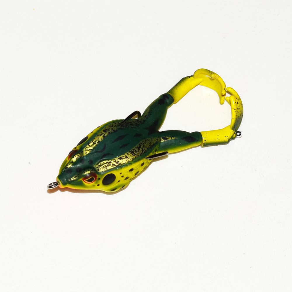 9cm Περιστρεφόμενο Επιπλέον Δόλωμα Βάτραχος: Τεχνητό Δόλωμα Ψαριού Thunder Legs