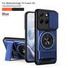 Custodia per Telefono con Supporto Magnetico da Auto per Motorola Moto Edge 70 60 Fusion 50 Neo Protezione Lente Scorrevole Fotocamera Cover Rigida Antiurto