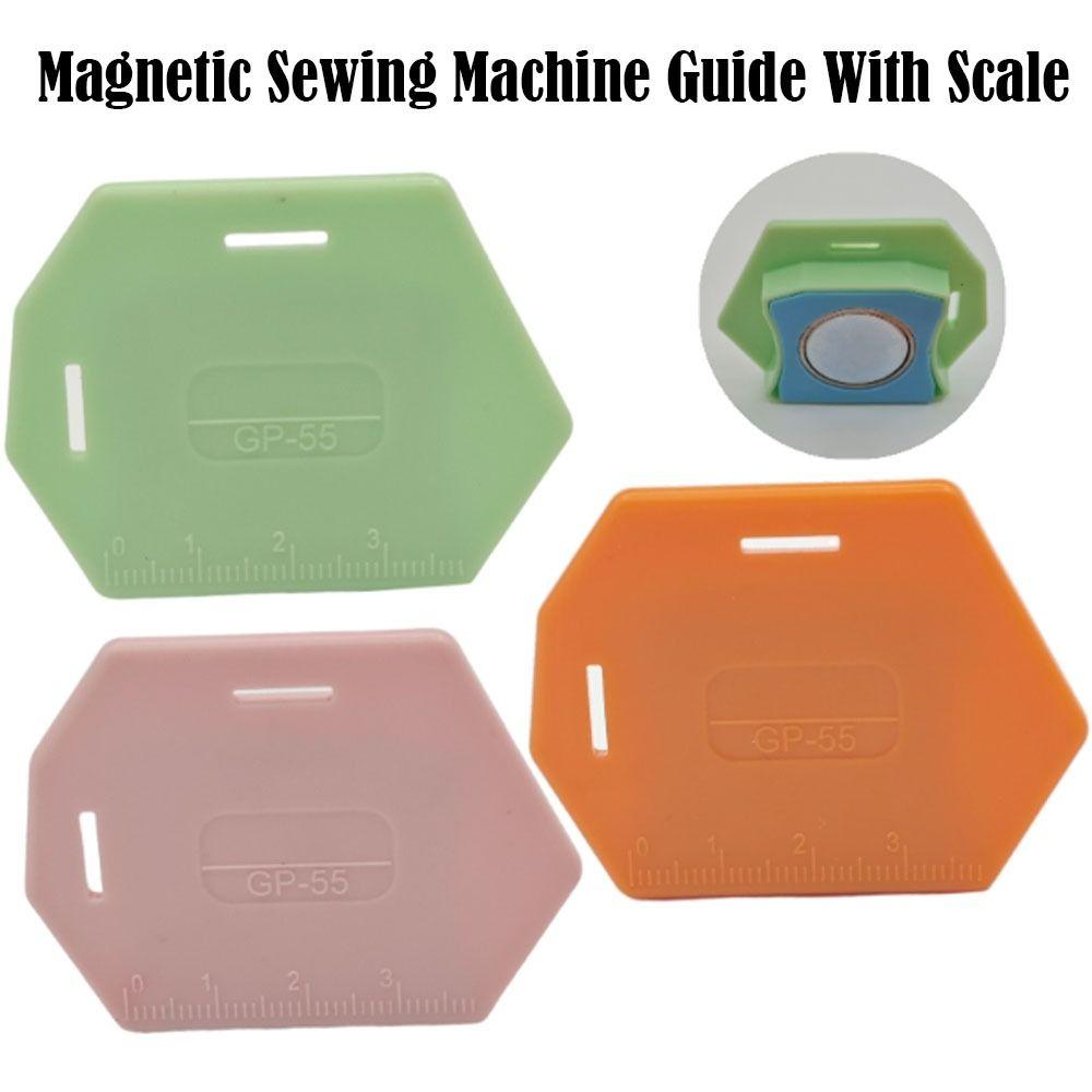 

Anti-Curling Sewing Magnetic Seam Guide Multifunctional Sewing Ruler Sewing Accessories помаранчевий