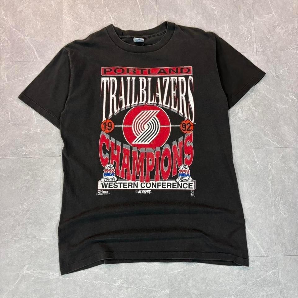 Faded Portland Trailblazers 1992 NBA Champions black Size L #NBA Unisex T-Shirt XL