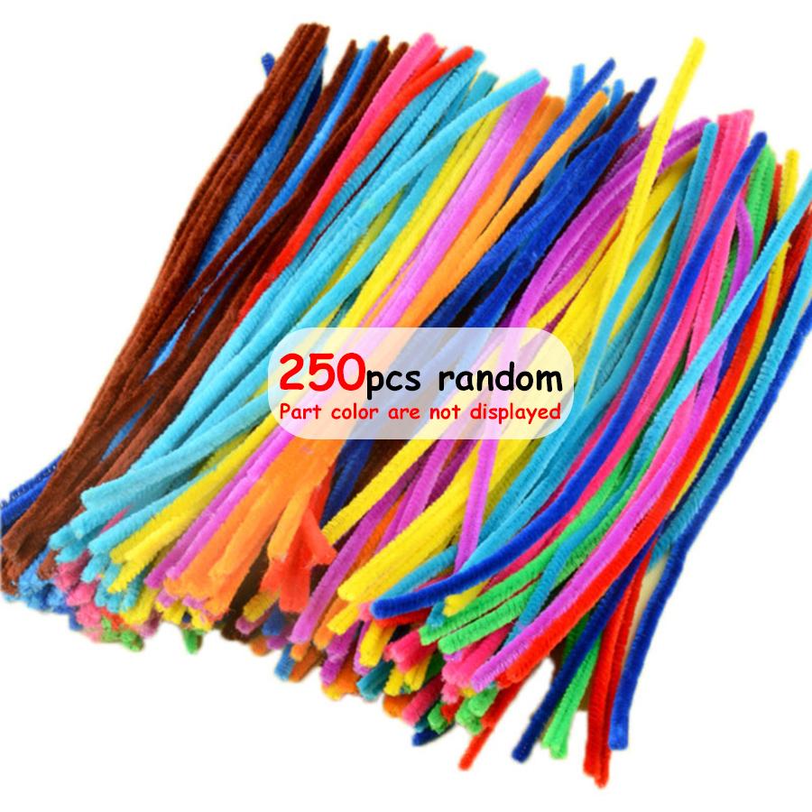 150-350pcs Craft Pipe Cleaners Colorful Chenille Stems for DIY Mom Gift Handmade Flower Bouquet Heart Wreath Holiday Decoration