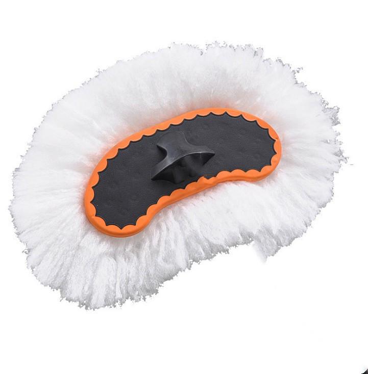 Telescopic Car Wash Brush with Soft Bristles and Milk Silk Head for Dusting and Cleaning