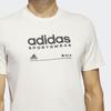 Adidas Lounge Letter Logo Print Round Neck Short Sleeve T-Shirt Men Tops White HR3002