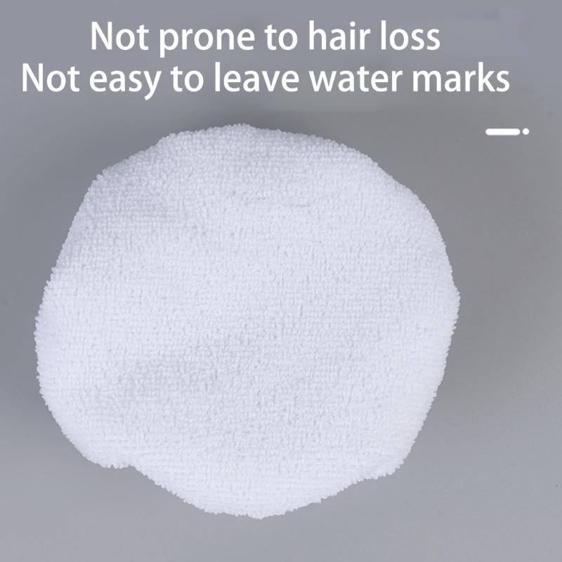 6Pcs Scratch Resistant Steams Cleaner Bonnets Double Layer Washable Microfiber Cloths for Handheld Steamer Machines Pads